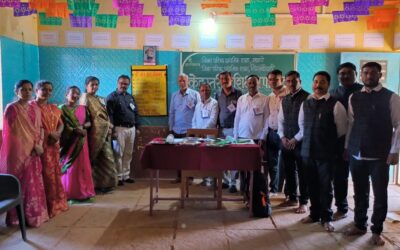 उधवणेत निसर्गरम्य वातावरणात शिक्षण परिषद संपन्न, विद्यार्थ्यांनी केलेल्या स्वागताने भारावले शिक्षक