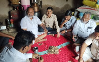 माजी मंत्री महादेव जानकर यांची विशाल माडकर यांच्या निवासस्थानी भेट